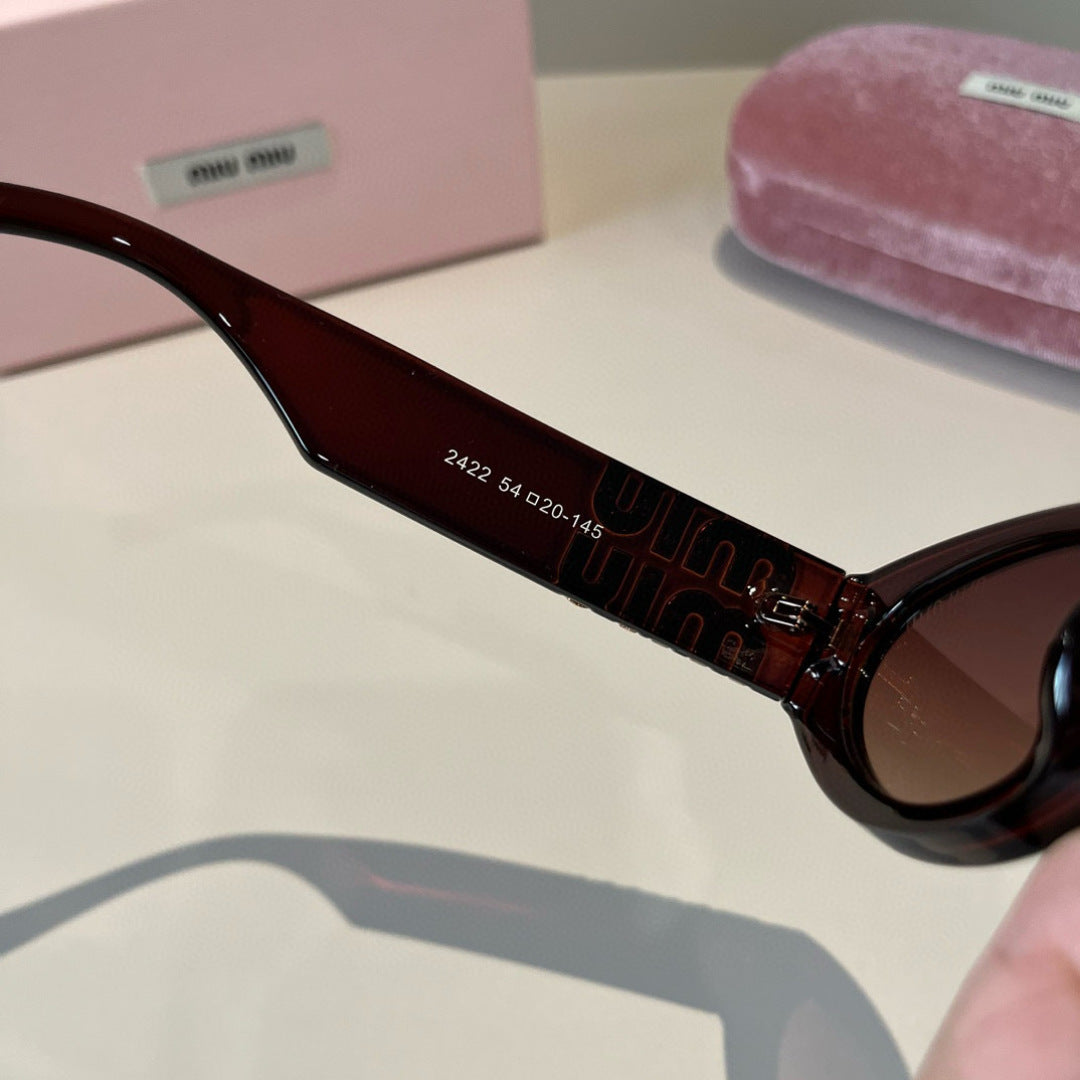 Miu Miu Cat-Eye Black Lens Sunglasses for Men & Women - 372408 - detail image 11
