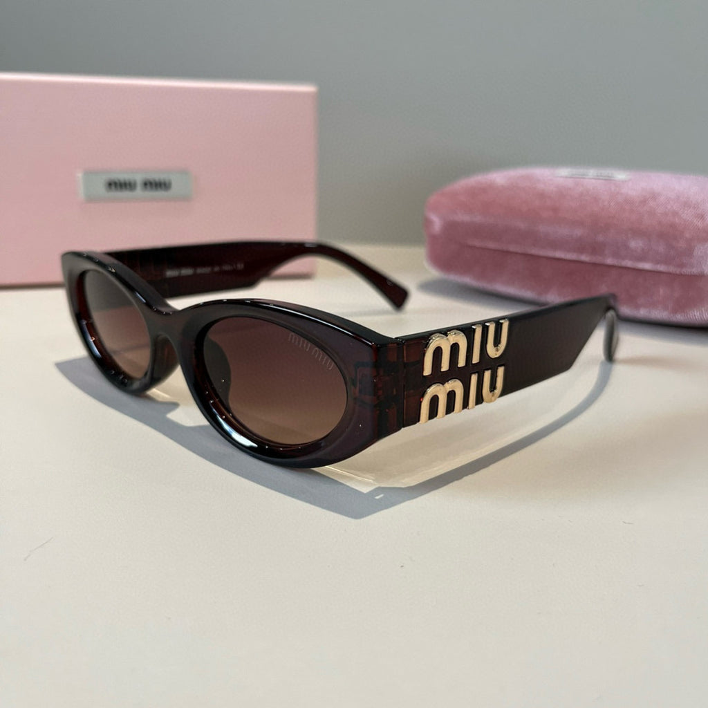 Miu Miu Cat-Eye Black Lens Sunglasses for Men & Women - 372408 - detail image 3