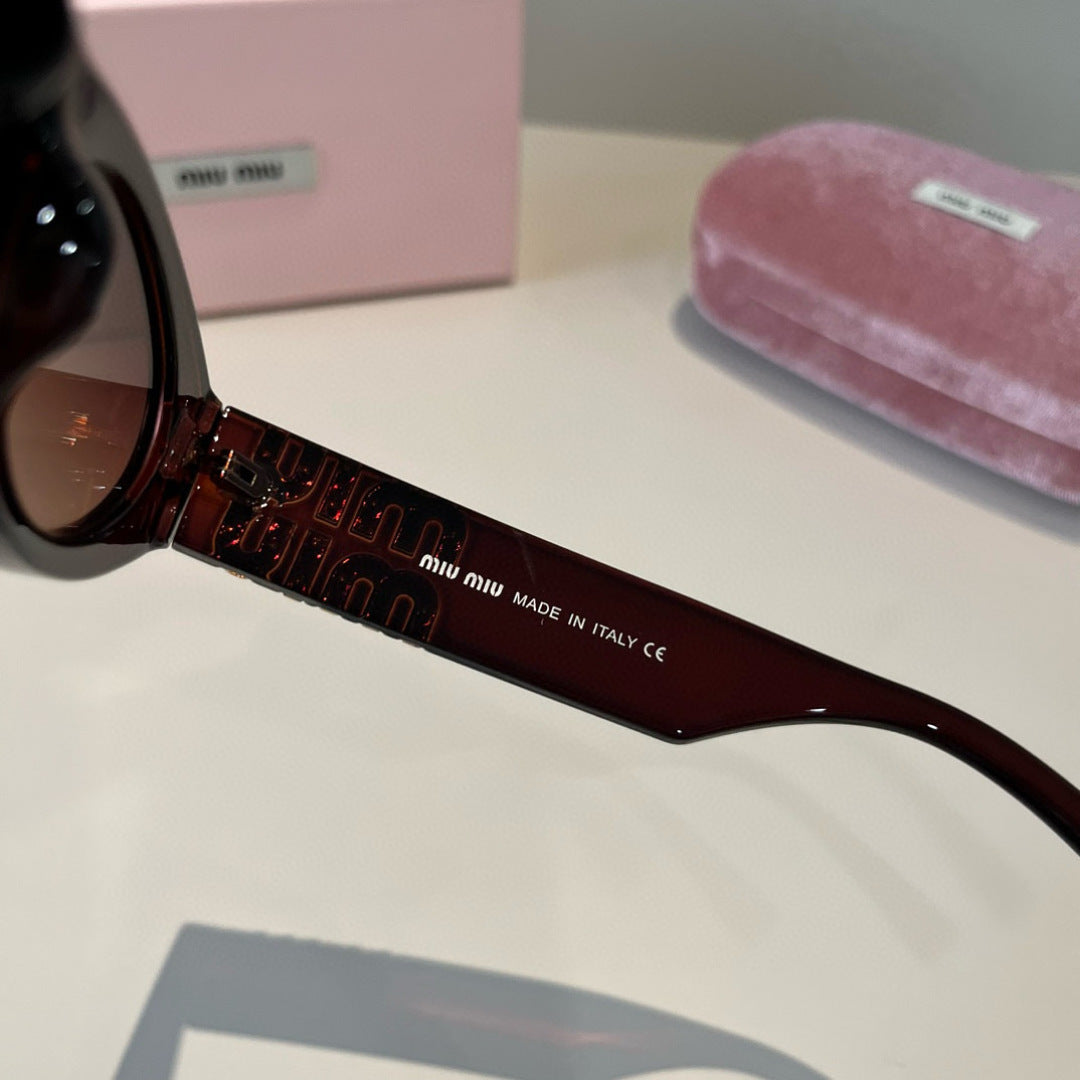 Miu Miu Cat-Eye Black Lens Sunglasses for Men & Women - 372408 - detail image 10