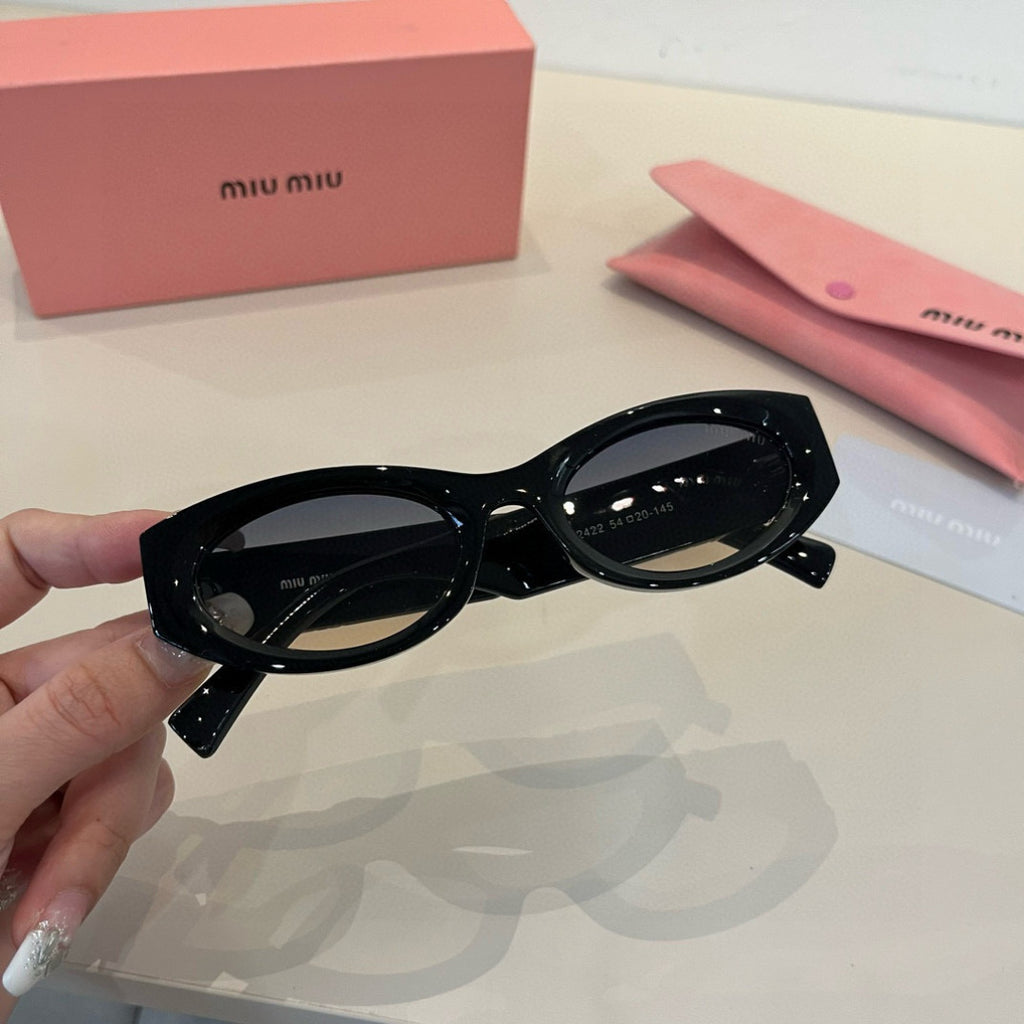Miu Miu Cat-Eye Silver Lens Sunglasses for Men & Women - 372409 - detail image 5