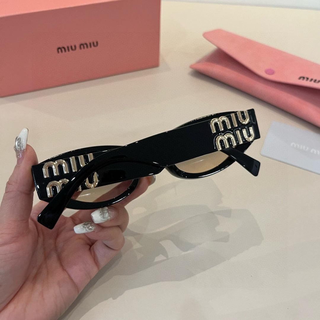 Miu Miu Cat-Eye Silver Lens Sunglasses for Men & Women - 372409 - detail image 6