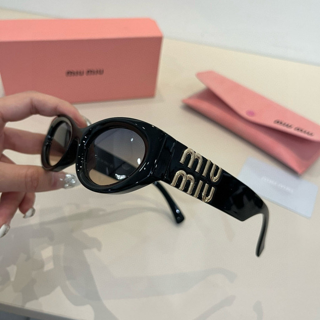 Miu Miu Cat-Eye Silver Lens Sunglasses for Men & Women - 372409 - detail image 4