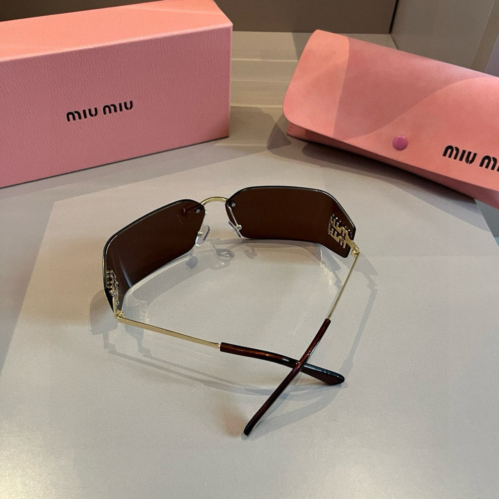 Miu Miu Fashion Brown Lens Sunglasses for Men & Women - 382954 - detail image 6