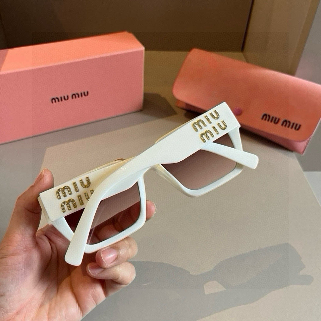 Miu Miu SMUO7S Square Brown Lens Sunglasses for Men & Women - 432586 - detail image 5