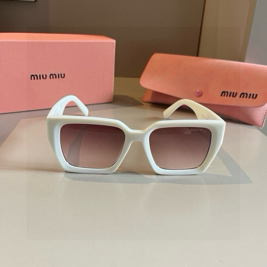 Miu Miu SMUO7S Square Brown Lens Sunglasses for Men & Women - detail image 2