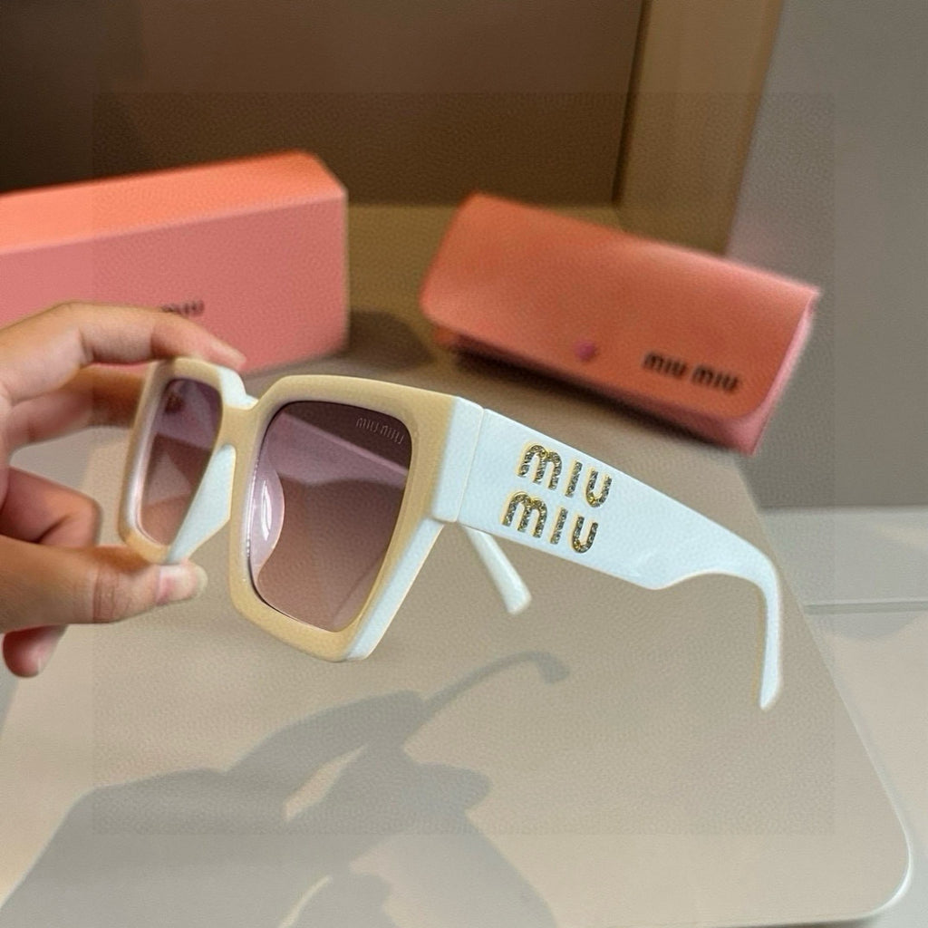 Miu Miu SMUO7S Square Brown Lens Sunglasses for Men & Women - detail image 4
