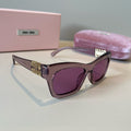 Miu Miu Cat-Eye Purple Lens Sunglasses for Men & Women - 382955