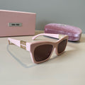 Miu Miu Cat-Eye Red Lens Sunglasses for Men & Women - 382957