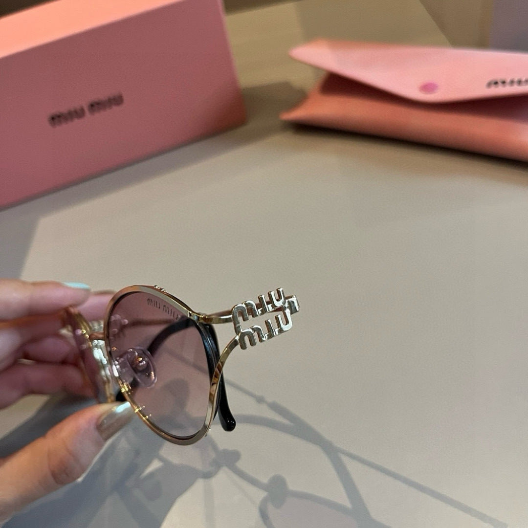 Miu Miu Metal Fashion Silver Lens Sunglasses for Men & Women - 372410 - detail image 5