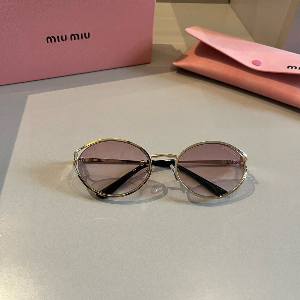 Miu Miu Metal Fashion Silver Lens Sunglasses for Men & Women - 372410 - detail image 4