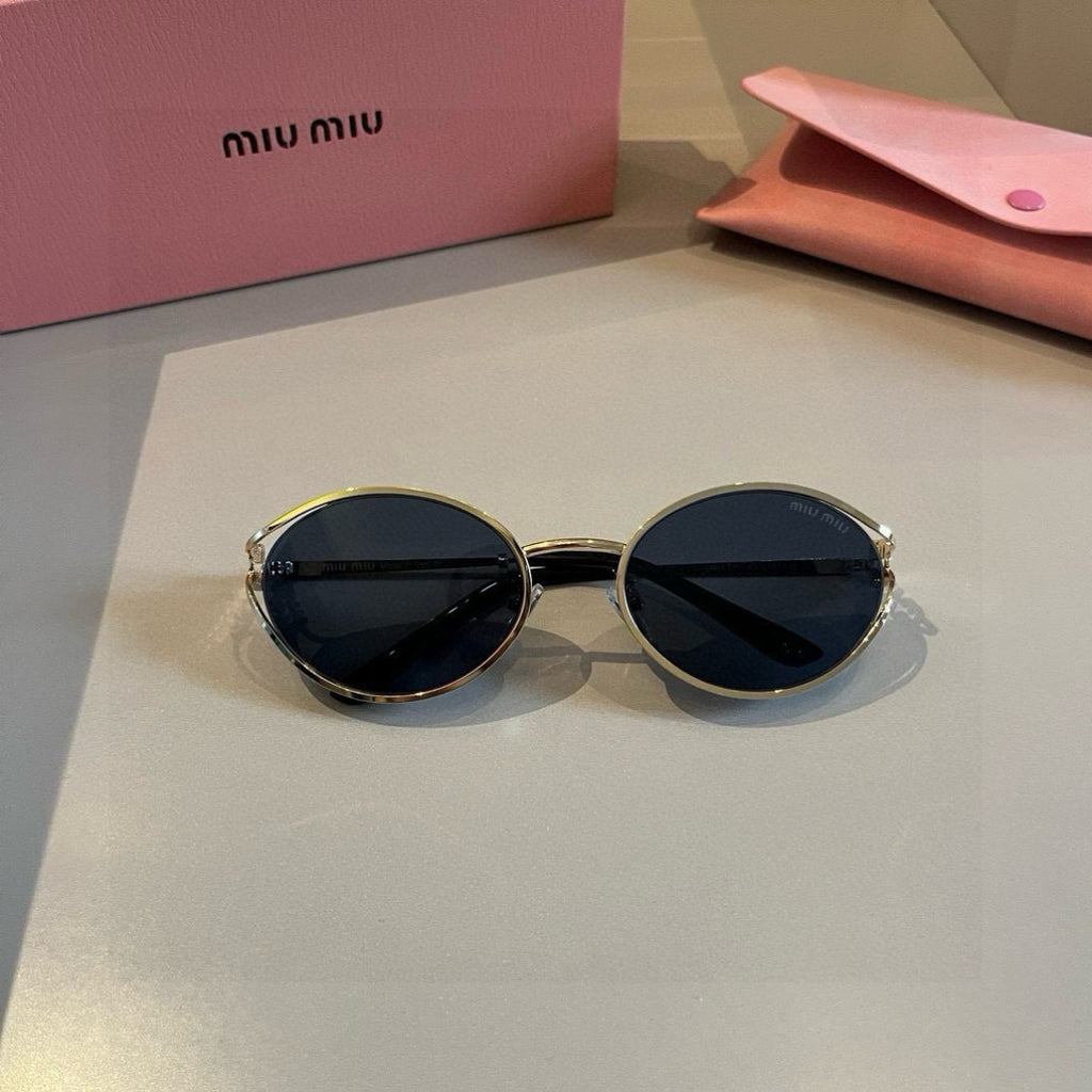 Miu Miu Metal Fashion Brown Lens Sunglasses for Men & Women - 372411 - detail image 8