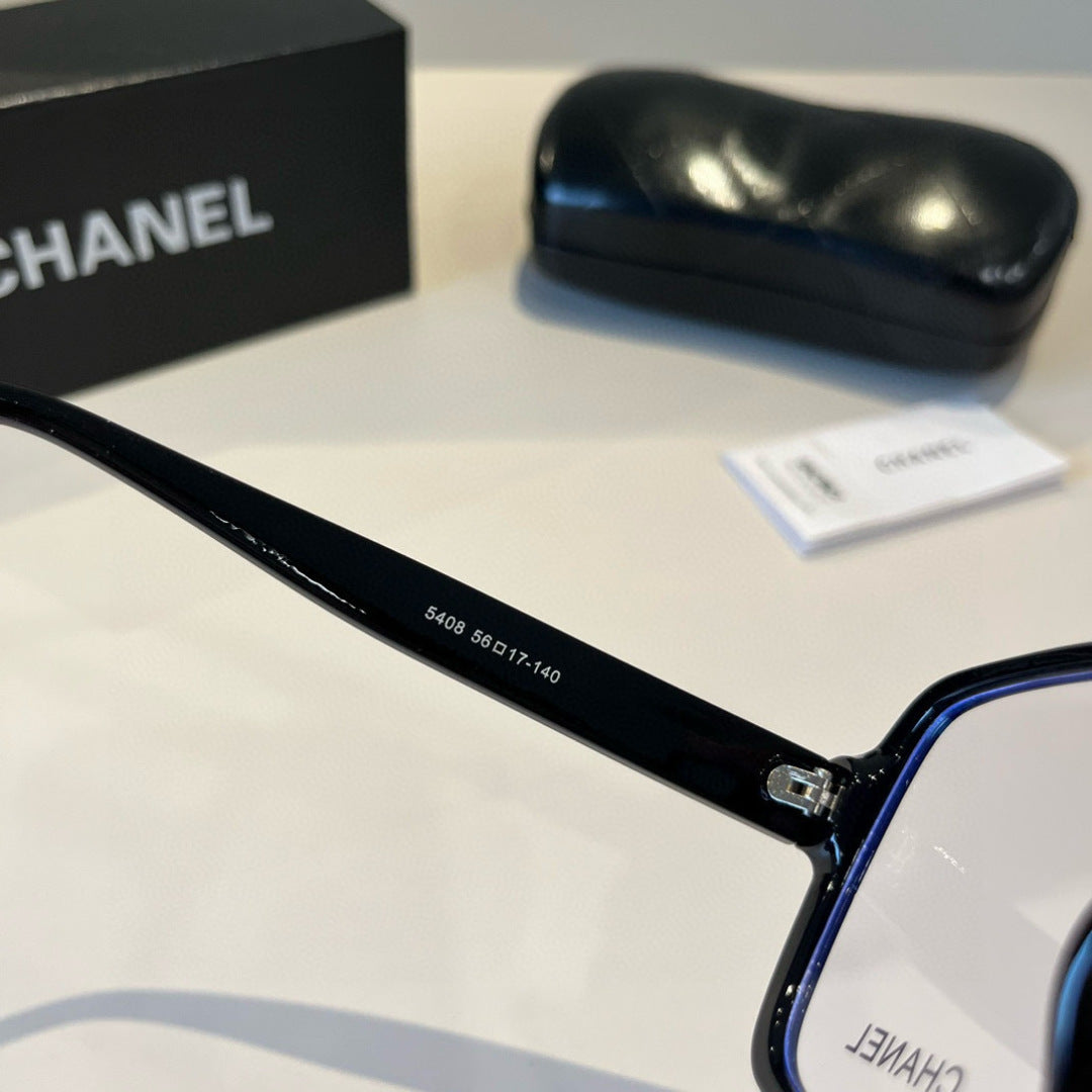 Chanel Oversized Black Lens Sunglasses for Men & Women - 358032 - detail image 10