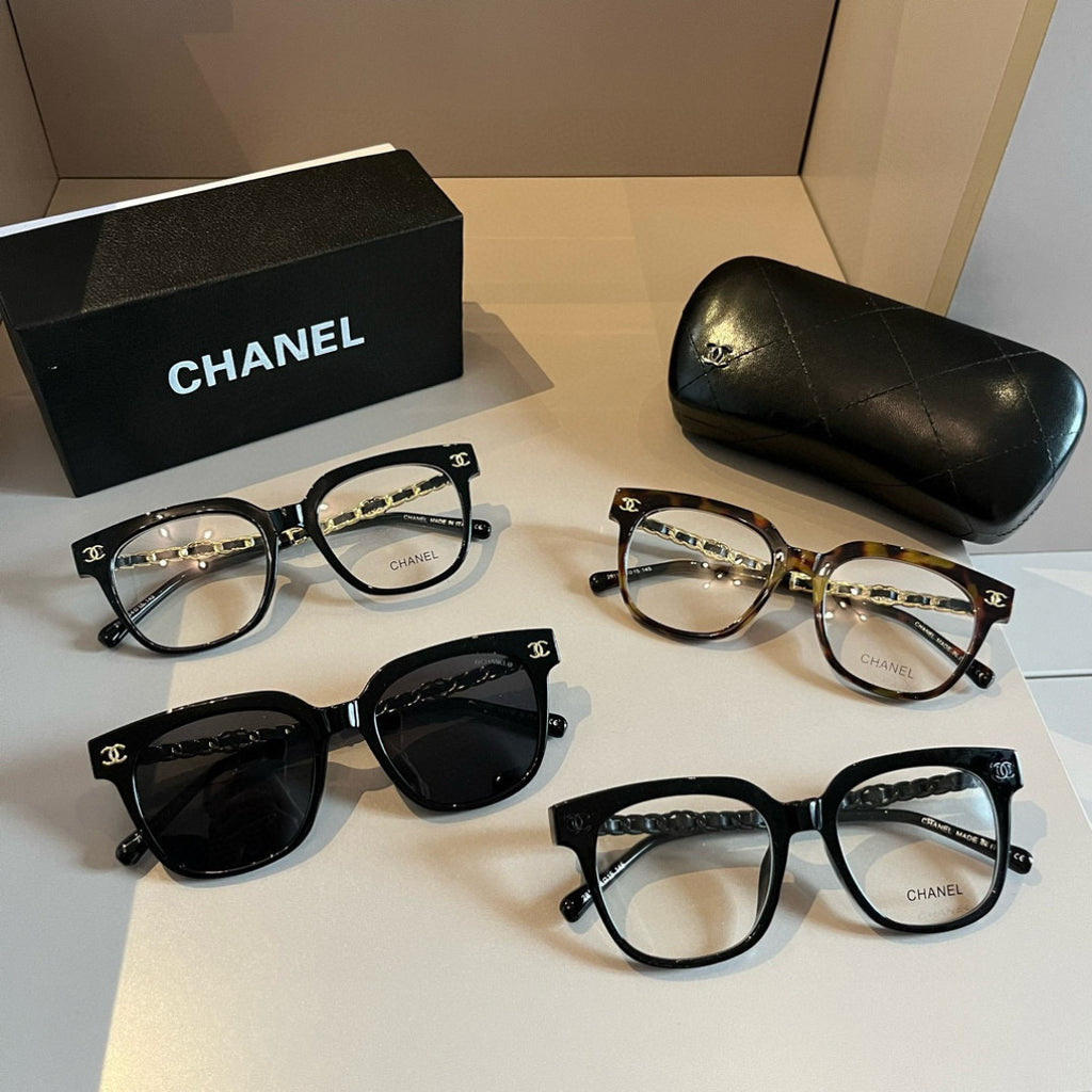 Chanel Oversized Silver Lens Sunglasses for Men & Women - 867042 - detail image 9