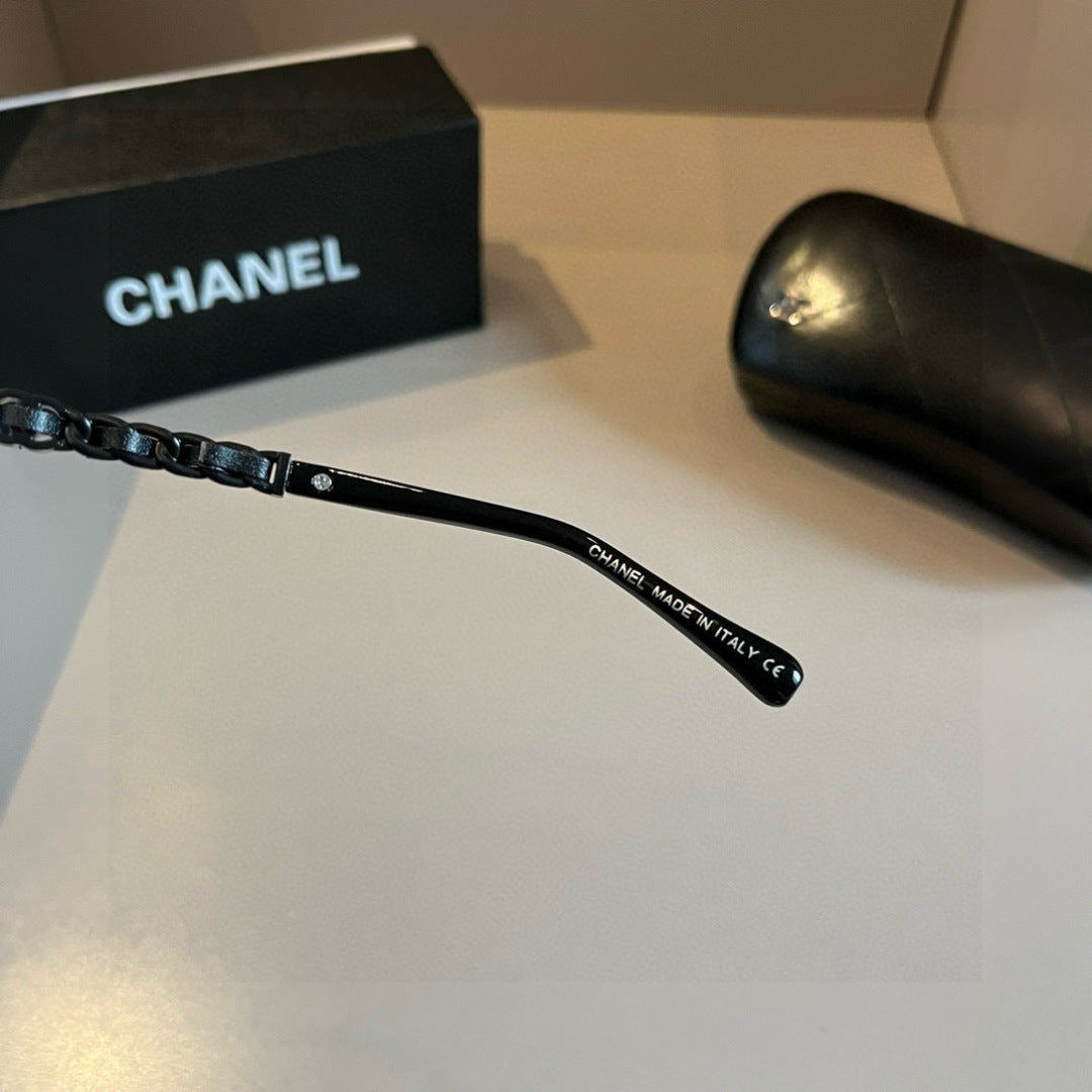 Chanel Oversized Silver Lens Sunglasses for Men & Women - 867042 - detail image 7