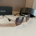 Prada Polarized Fashion Silver Lens Sunglasses for Men - 465591