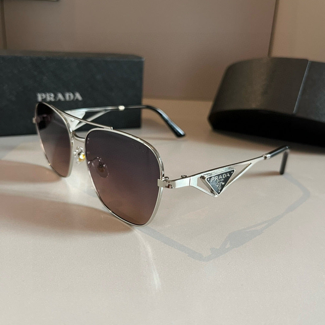 Prada Polarized Fashion Silver Lens Sunglasses for Men - 465591 - detail image 3