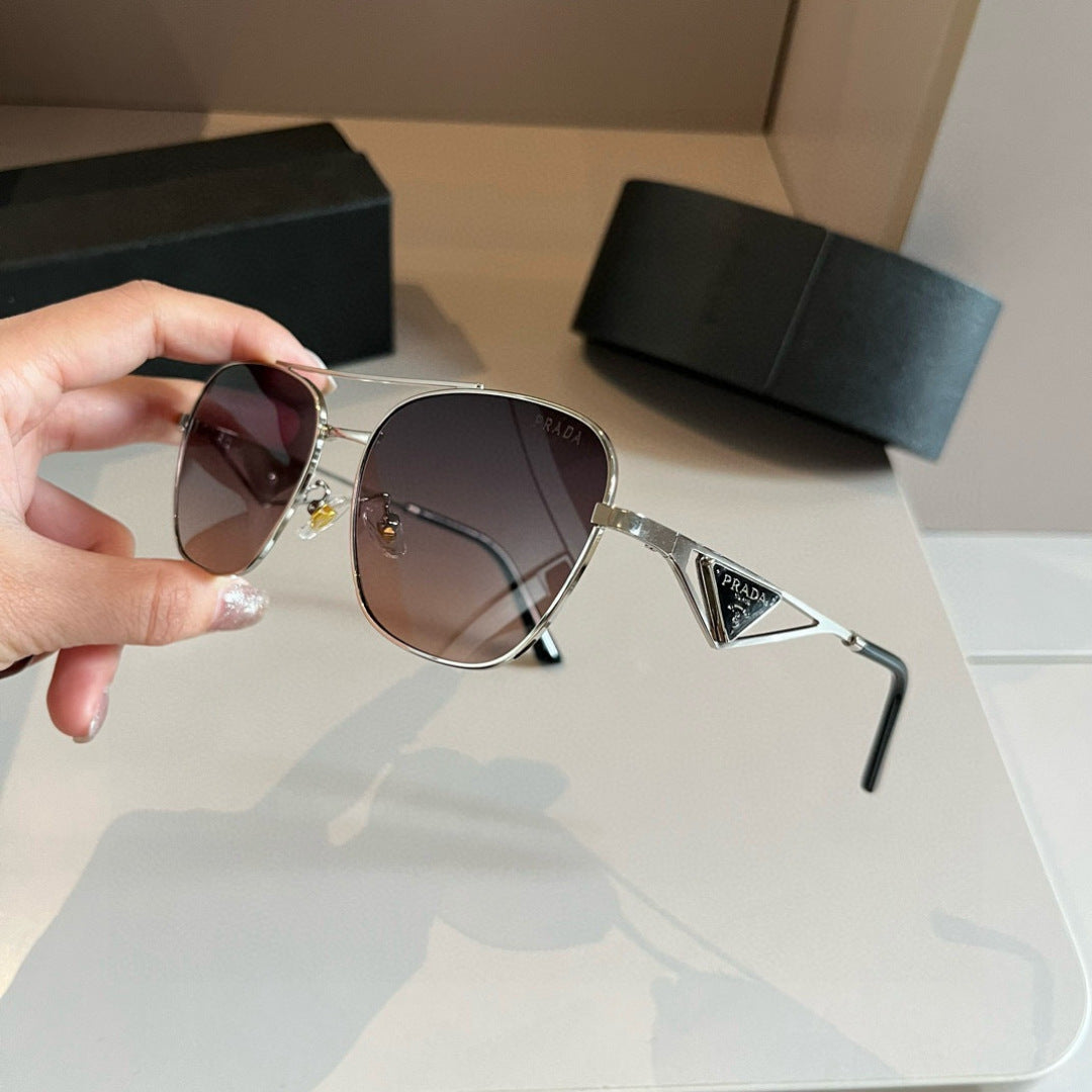 Prada Polarized Fashion Silver Lens Sunglasses for Men - 465591 - detail image 4