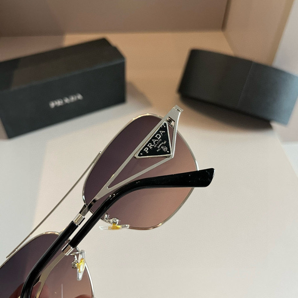 Prada Polarized Fashion Silver Lens Sunglasses for Men - 465591 - detail image 8
