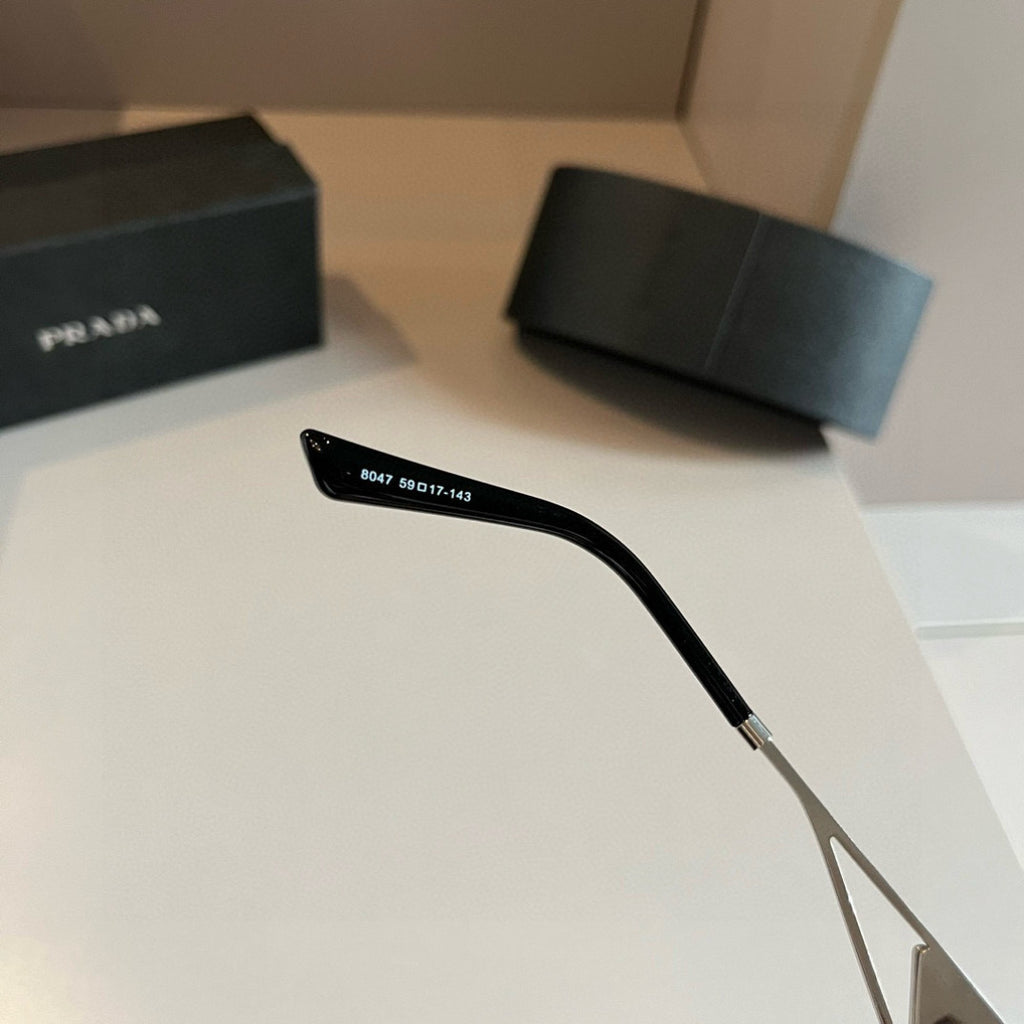 Prada Polarized Fashion Silver Lens Sunglasses for Men - 465591 - detail image 10