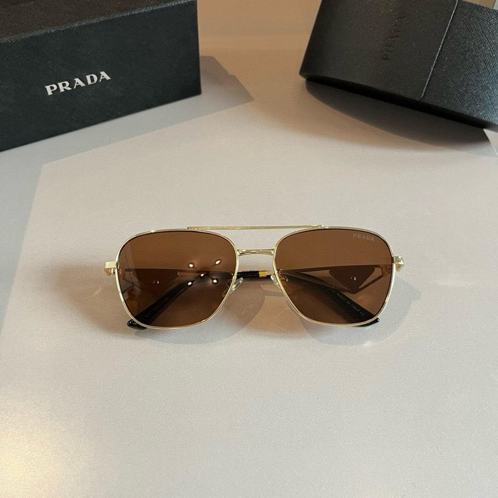 Prada Polarized Fashion Brown Lens Sunglasses for Men - 382650 - detail image 2