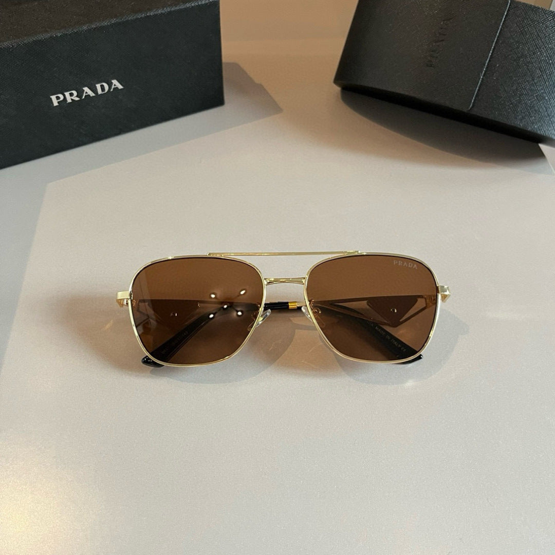 Prada Polarized Fashion Brown Lens Sunglasses for Men - 998134 - detail image 2