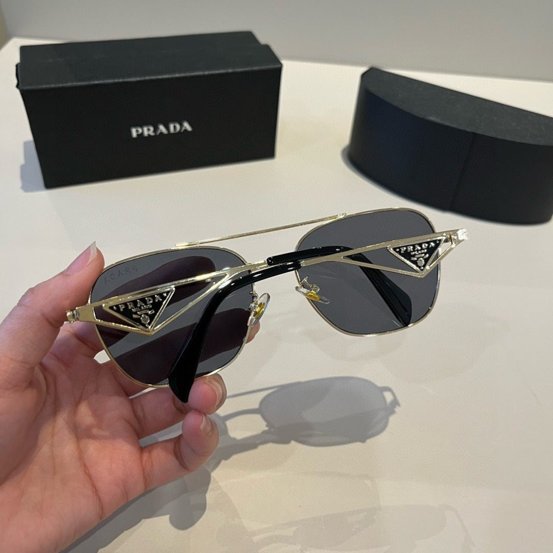 Prada Polarized Fashion Silver Lens Sunglasses for Men - 998135 - detail image 7