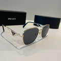 Prada Polarized Fashion Silver Lens Sunglasses for Men - 998135