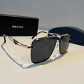 Prada Polarized Fashion Black Lens Sunglasses for Men - 449409