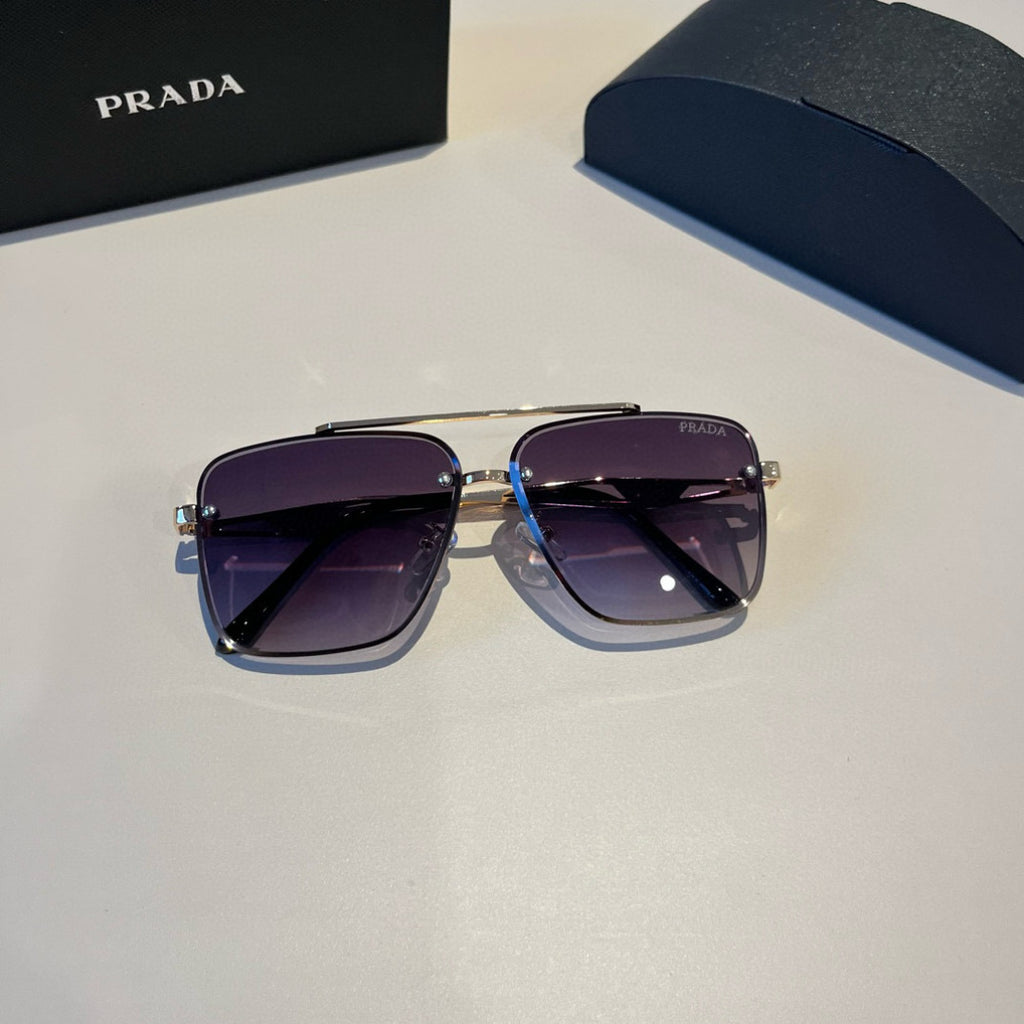Prada Polarized Fashion Black Lens Sunglasses for Men - 449410 - detail image 8