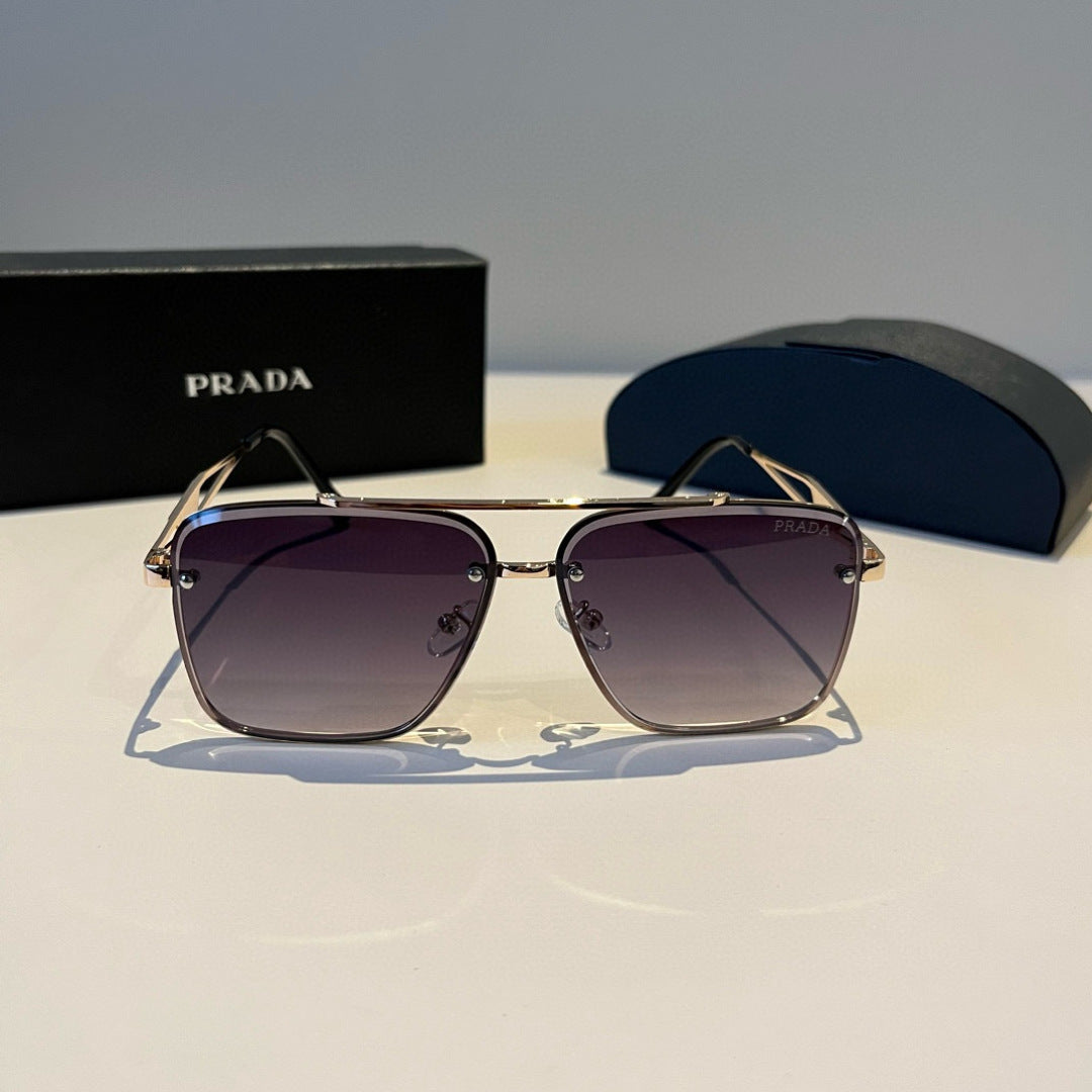 Prada Polarized Fashion Black Lens Sunglasses for Men - 449410 - detail image 2