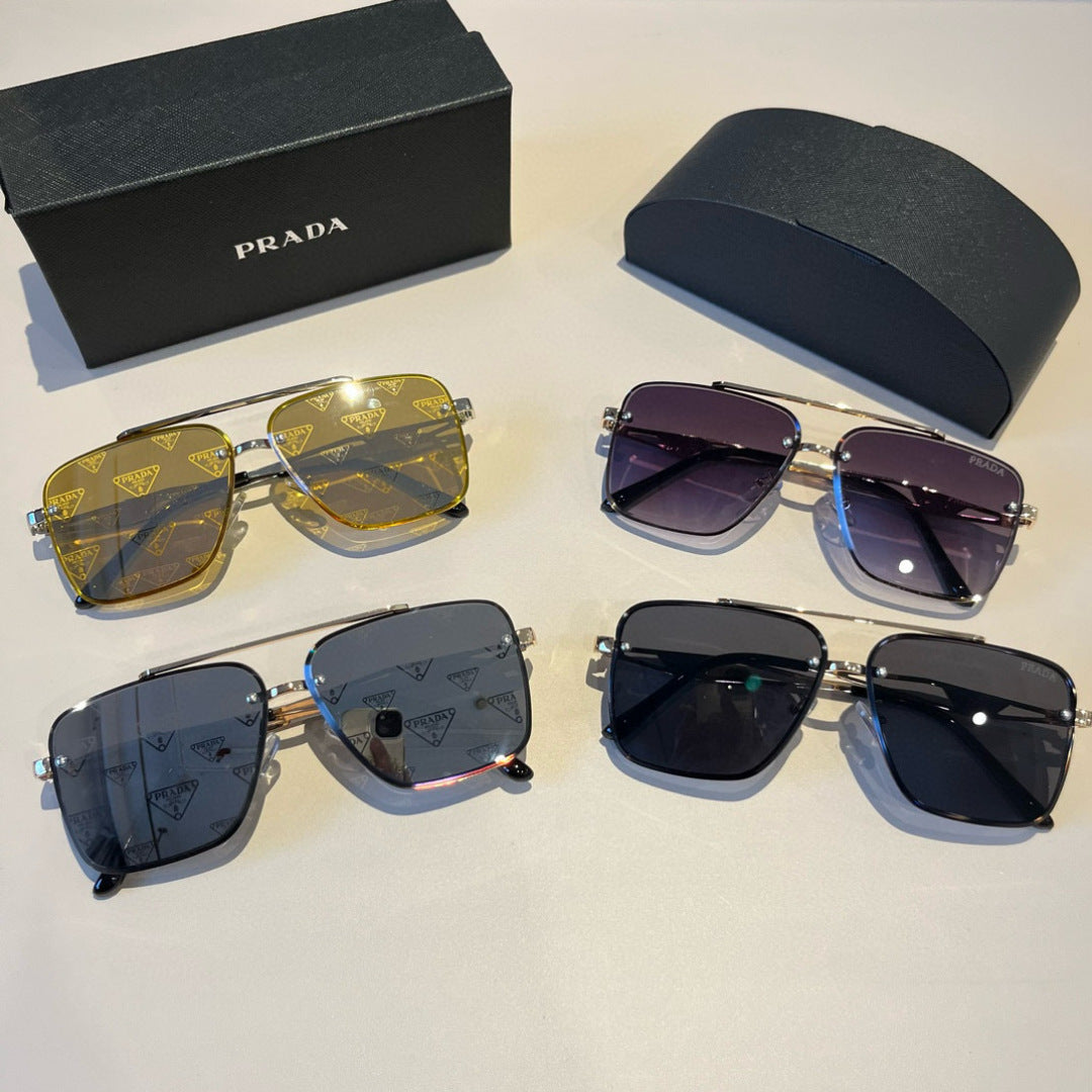 Prada Polarized Fashion Black Lens Sunglasses for Men - 449410 - detail image 9