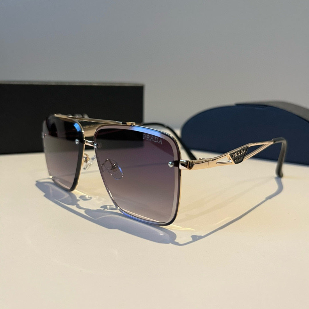 Prada Polarized Fashion Black Lens Sunglasses for Men - 449410 - detail image 3