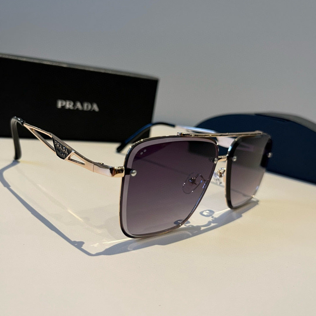Prada Polarized Fashion Black Lens Sunglasses for Men - 449410
