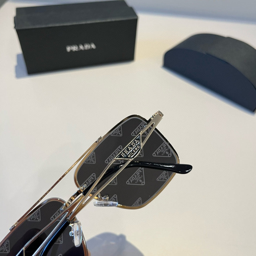 Prada Polarized Fashion Gray Lens Sunglasses for Men - 449411 - detail image 6