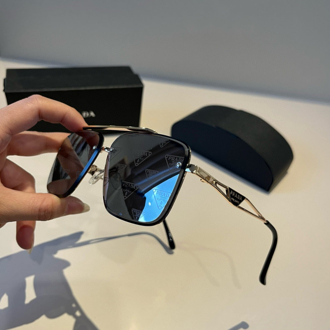 Prada Polarized Fashion Gray Lens Sunglasses for Men - 449411 - detail image 8