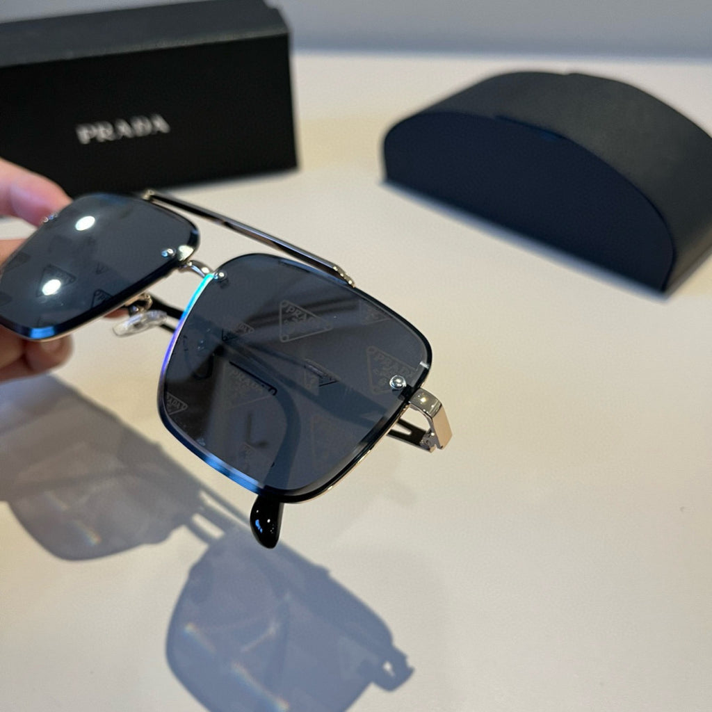 Prada Polarized Fashion Gray Lens Sunglasses for Men - 449411 - detail image 7