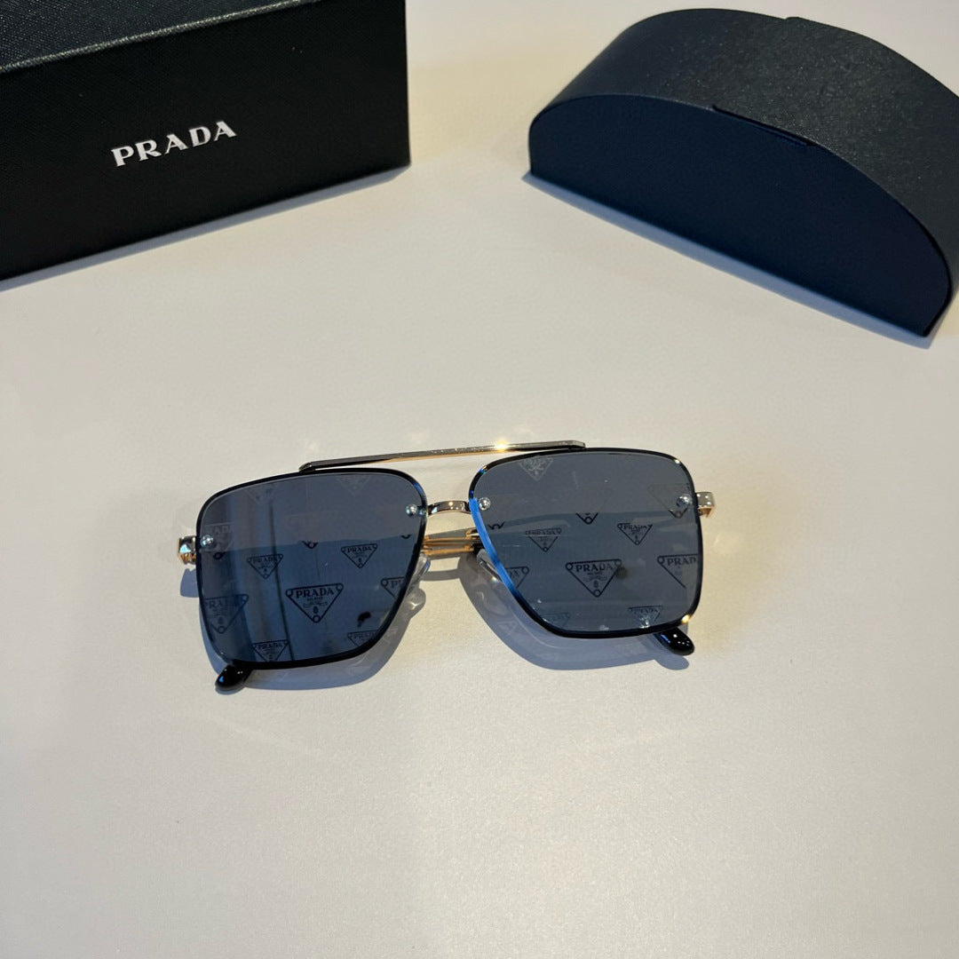 Prada Polarized Fashion Gray Lens Sunglasses for Men - 449411 - detail image 4