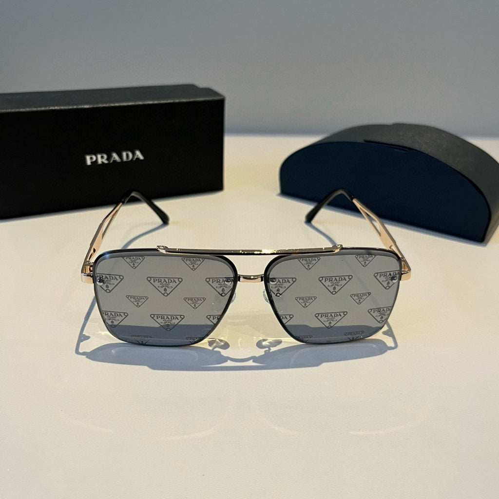Prada Polarized Fashion Gray Lens Sunglasses for Men - 449411 - detail image 2
