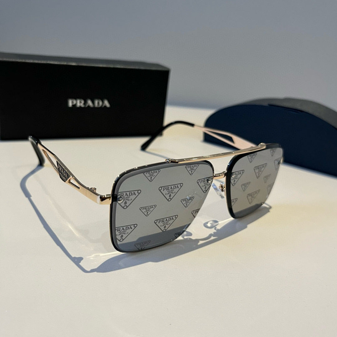 Prada Polarized Fashion Gray Lens Sunglasses for Men - 449411
