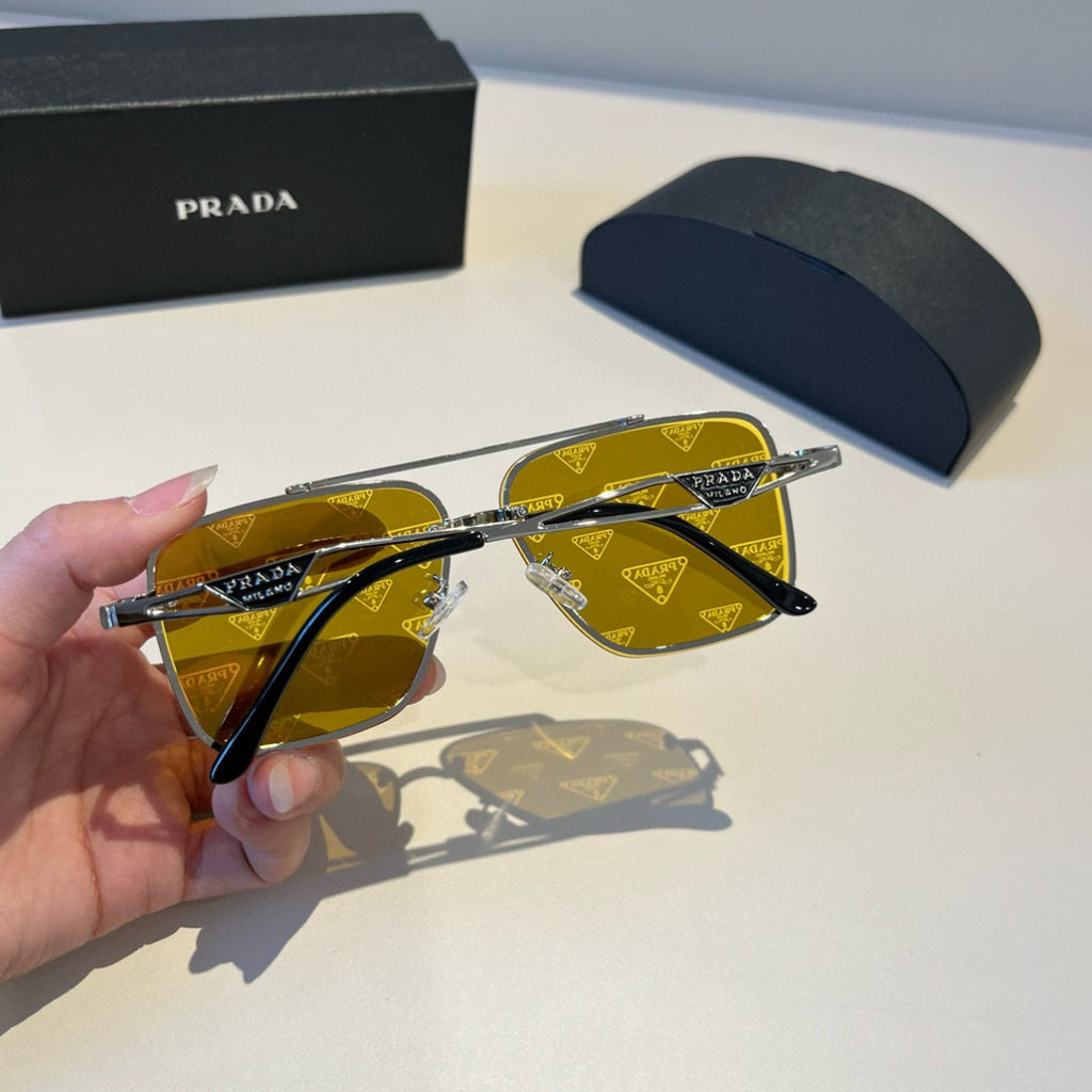 Prada Polarized Fashion Brown Lens Sunglasses for Men - 449412 - detail image 7