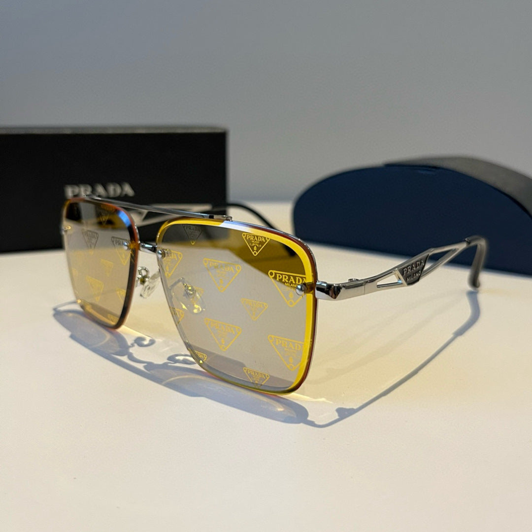 Prada Polarized Fashion Brown Lens Sunglasses for Men - 449412 - detail image 3