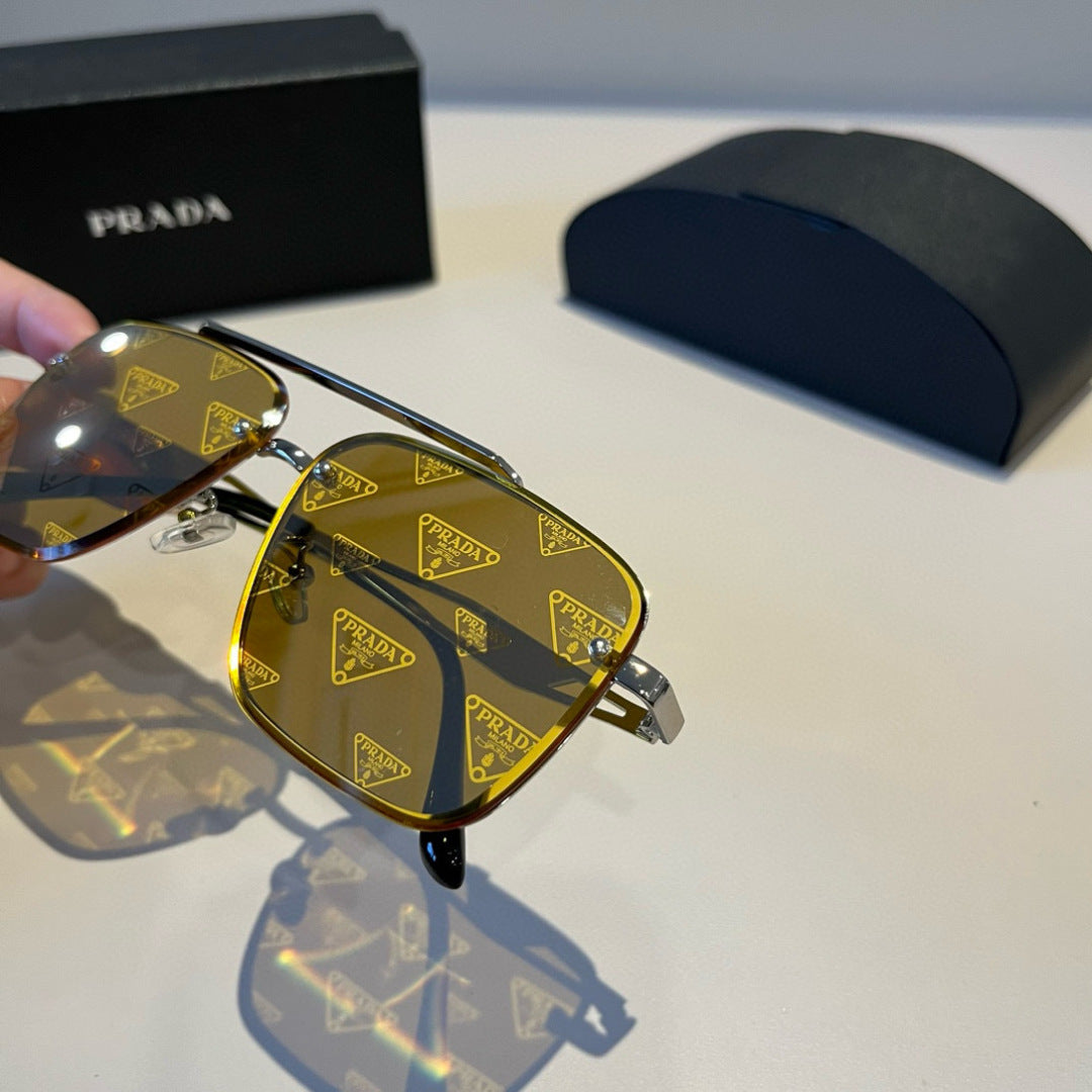 Prada Polarized Fashion Brown Lens Sunglasses for Men - 449412 - detail image 5