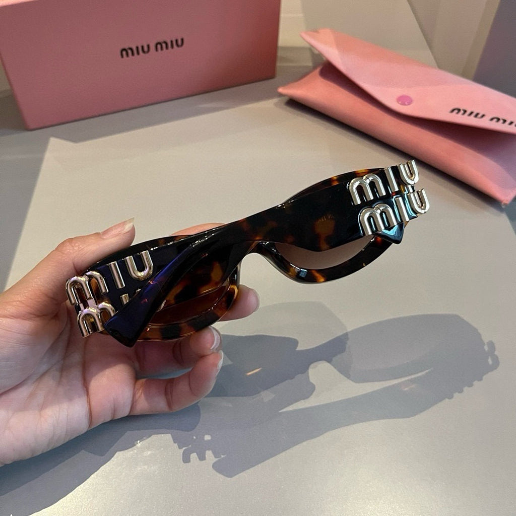 Miu Miu Cat-Eye Brown Lens Sunglasses for Men & Women - 466121 - detail image 4