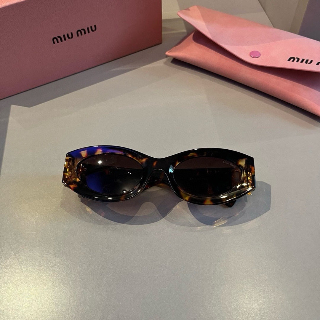 Miu Miu Cat-Eye Brown Lens Sunglasses for Men & Women - 399236 - detail image 5