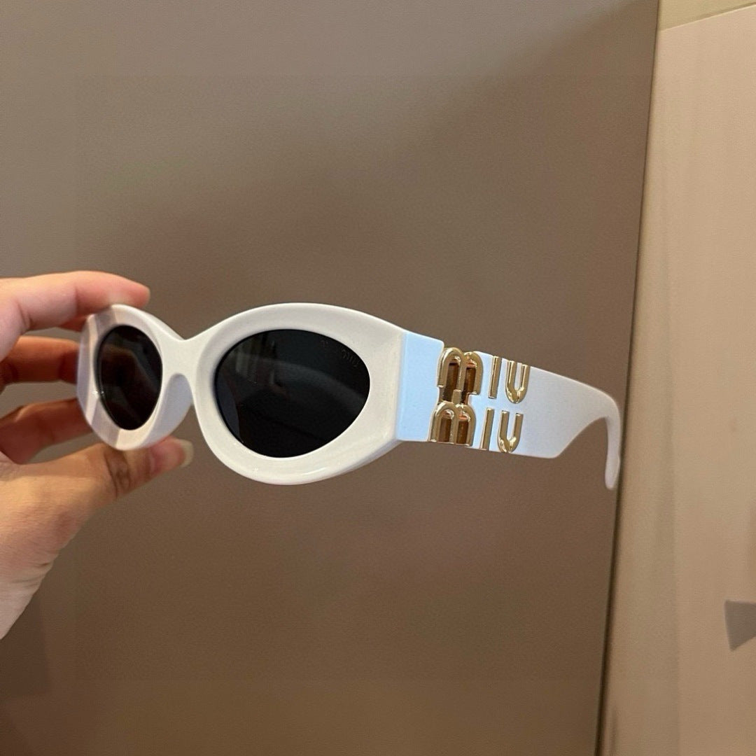 Miu Miu Cat-Eye Gold Lens Sunglasses for Men & Women - 399237 - detail image 3