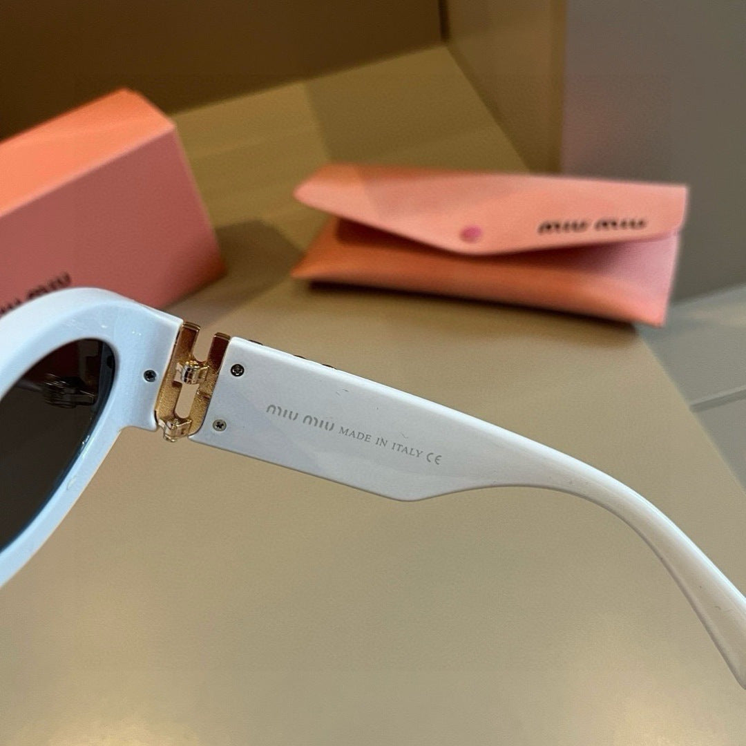 Miu Miu Cat-Eye Gold Lens Sunglasses for Men & Women - 399237 - detail image 8