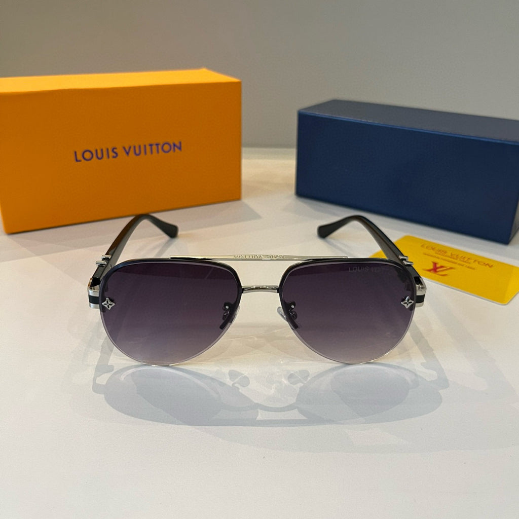Louis Vuitton Metal Aviator Silver Lens Sunglasses for Men & Women - 866902 - detail image 2