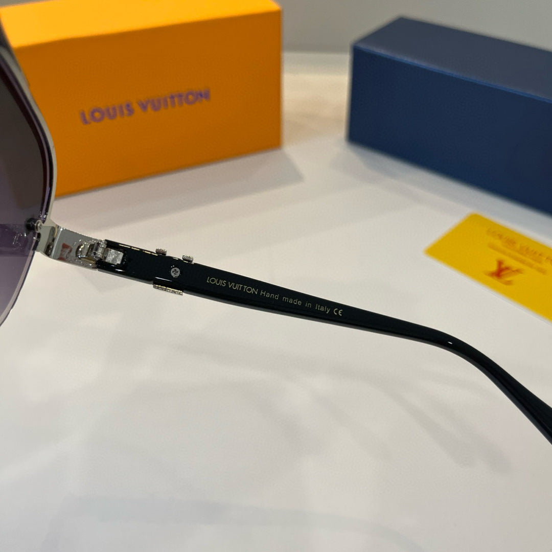 Louis Vuitton Metal Aviator Silver Lens Sunglasses for Men & Women - 866902 - detail image 9