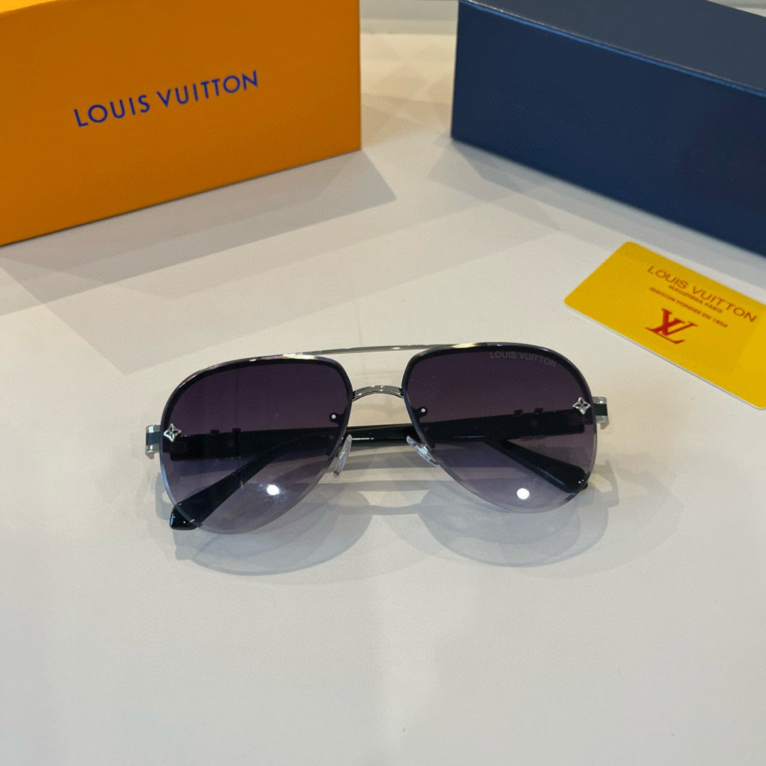 Louis Vuitton Metal Aviator Silver Lens Sunglasses for Men & Women - 866902 - detail image 7