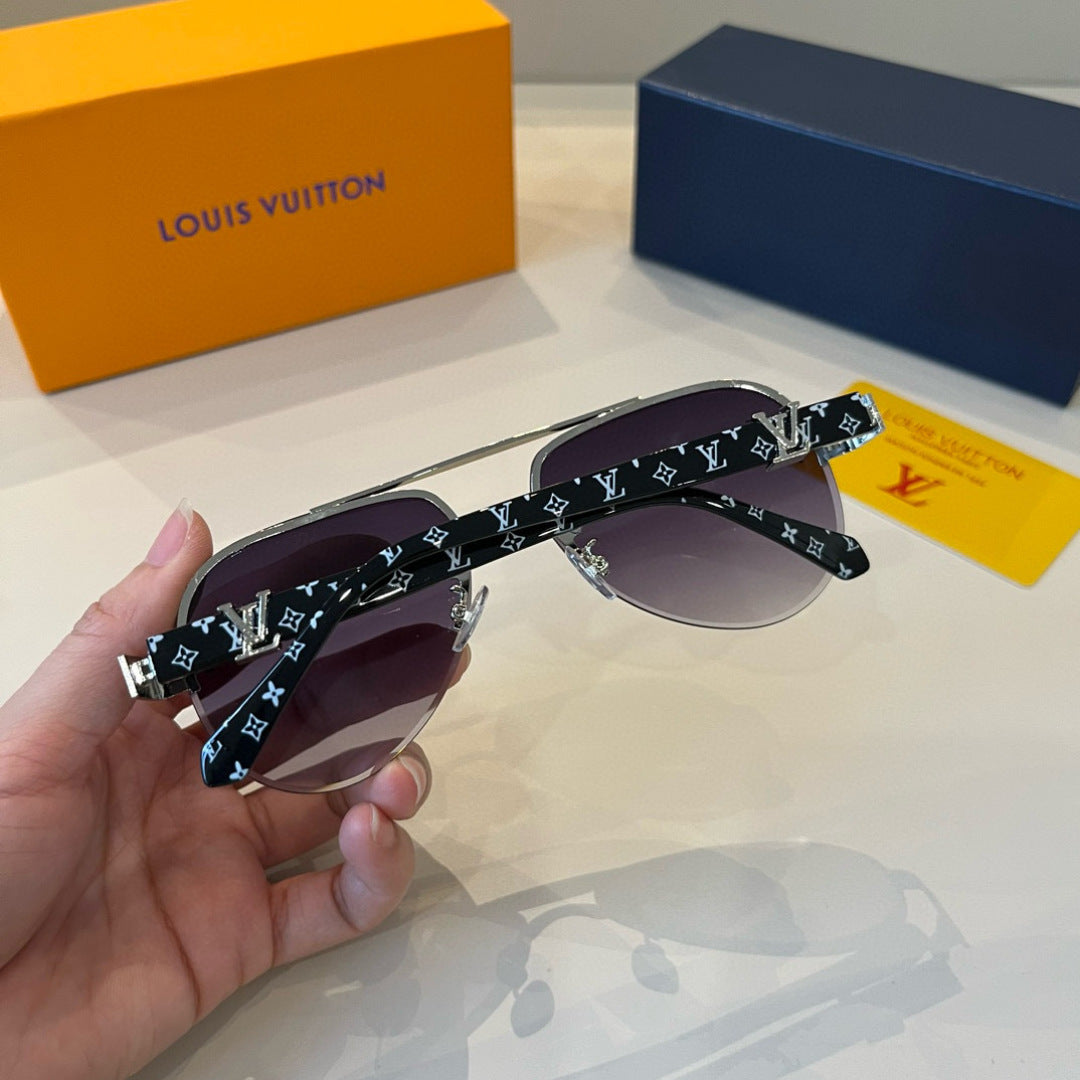 Louis Vuitton Metal Aviator Silver Lens Sunglasses for Men & Women - 866902 - detail image 8